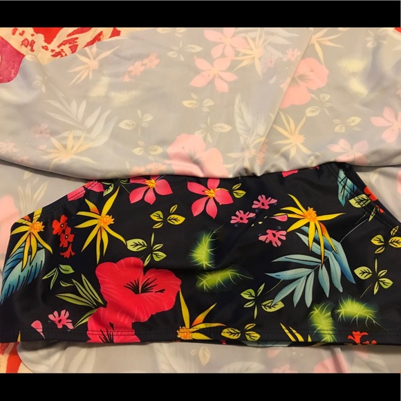 5️⃣🌟 1 SMALL LEFT 🌺Tropical High Waist Bikini - Picture 6 of 8